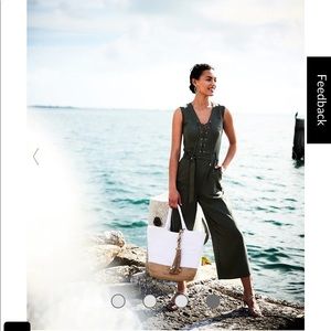 Soft cropped jumpsuit